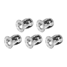 5Pcs M8x22mm Jack Nuts, 304 Stainless Steel Threaded Insert Petal Nuts, Silver
