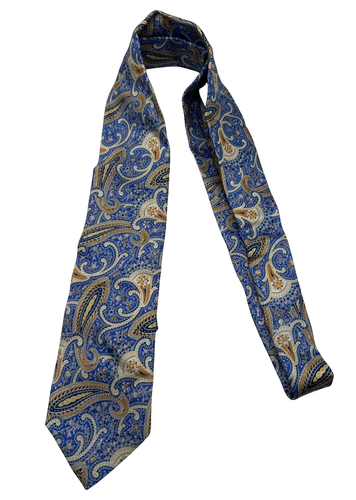 HART SCHAFFNER MARX Mens Tie Paisley Luxury Silk Formal Wear Made In Italy - Picture 5 of 8