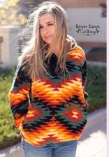 Panhandle Aztec Pullover Rowdy Crowd Cowboy