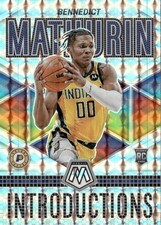 Bennedict Mathurin Rookie - 2022-23 Panini Mosaic Basketball Silver Mosaic Prizm