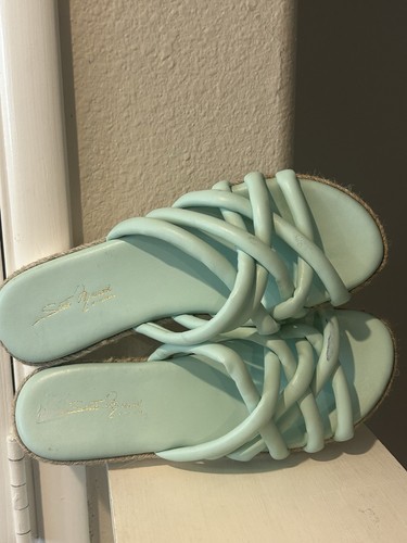 Sesto Meucci soft leather flat slide sandal women Spain size 8M - Picture 9 of 11