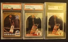 1990 Hoops Michael Jordan 3 Card Lot PSA 5, 7 SGC 8.5 Chicago Bulls