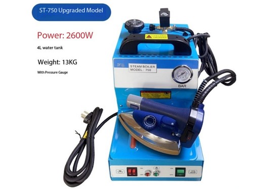 Ferro da stiro a vapore con bottiglia sospesa design tipo pressione riscaldamento elettrico 2500W - Foto 15 di 25