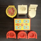 VINTAGE FISHER PRICE Little People 994 PLAY FAMILY CAMPER ACCESSORIES