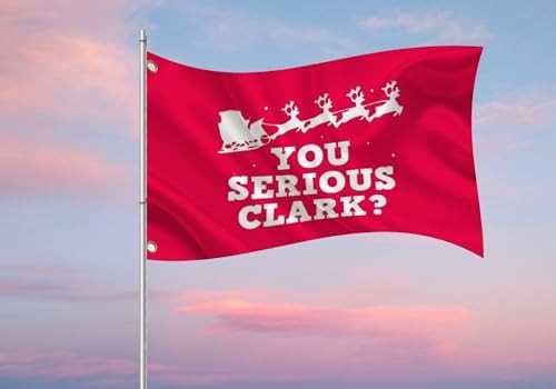 Winter Merry Christmas Garden Flag 3x5 Feet - You Serious Clark? - Clearance - Picture 6 of 7