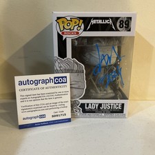 JASON NEWSTED SIGNED AUTOGRAPH LADY JUSTICE METALLICA FUNKO POP FIGURE ACOA JASON NEWSTED SIGNED AUTOGRAPH LADY JUSTICE METALLICA FUNKO POP FIGURE ACOA