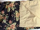 Ralph Lauren *CHARLESTON ~KING DUVET COMFORTER COVER Vintage TAN Black FLOWERS
