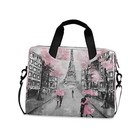  Art Paris Laptop Case Bag Sleeve Portable Crossbody Messenger Eiffel Tower