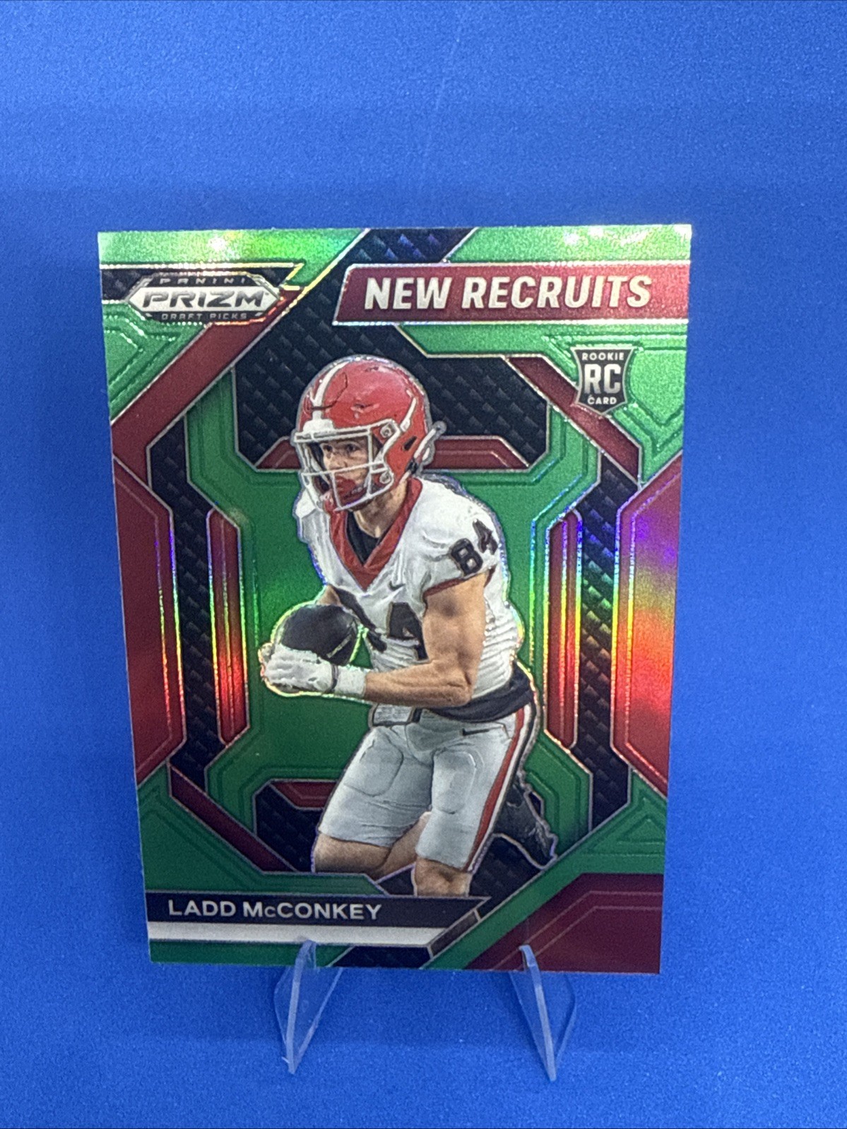 2024 Panini Prizm Draft Picks - New Recruits Ladd McConkey #NR-LMY Green...