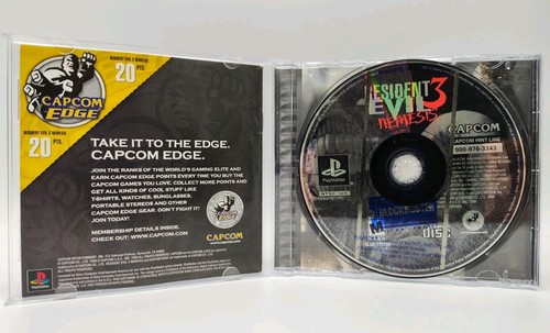 Resident Evil 3: Nemesis (PS1, 1999) *CIB w/ Reg Card* VGC* Black Label* Tested! - Picture 3 of 24