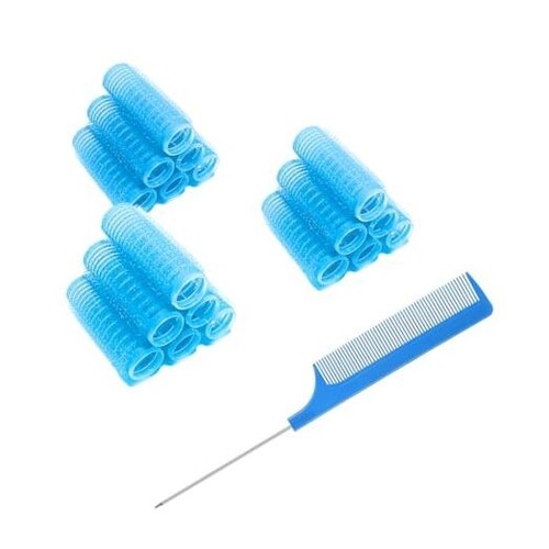 18PCS Self Grip Small Hair Curlers Heatless Roller Hair Curlers Pro Salon