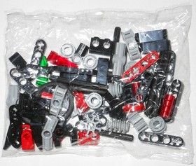 LEGO 8434 Aircraft: 7 NEW SEALED BAGS (most of set) vintage Technic pearl parts