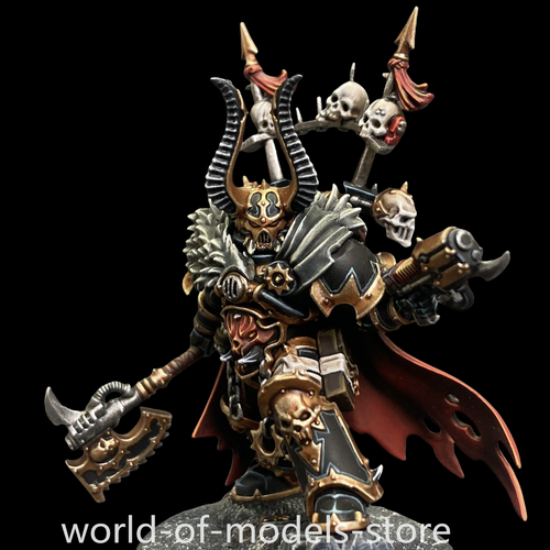 Warhammer 40K Chaos Lord Chaos Space Marines pro painted model Games Workshop GW - Picture 3 of 8