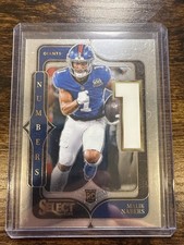 2024 Panini Select - Select Numbers Malik Nabers #5 (RC)