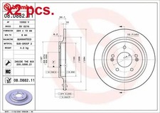 X2 PCS REAR BRAKE DISC ROTOS X2 PCS SET 08.D882.11 BREMBO I