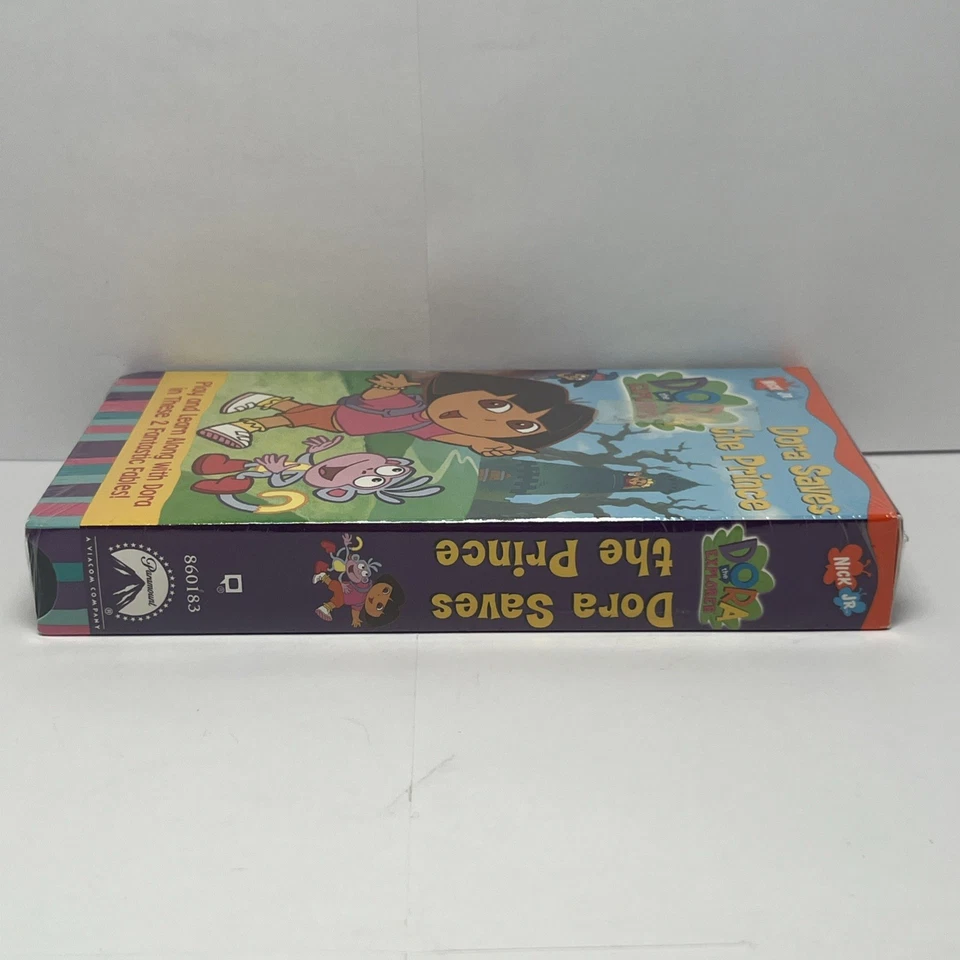 Dora the Explorer Dora Saves the Prince VHS 2002 Nickelodeon Nick Jr Kids Sealed - Image 4 of 4