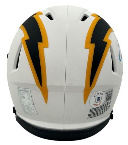 LaDainian Tomlinson Signed Lunar Eclipse Mini Helmet w/ "HOF 17" BAS Witnessed - Picture 6 of 8