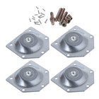 2 PCS Tischbein Montageplatte Tischbeinde Möbelbein -Hardware Möbelbeine