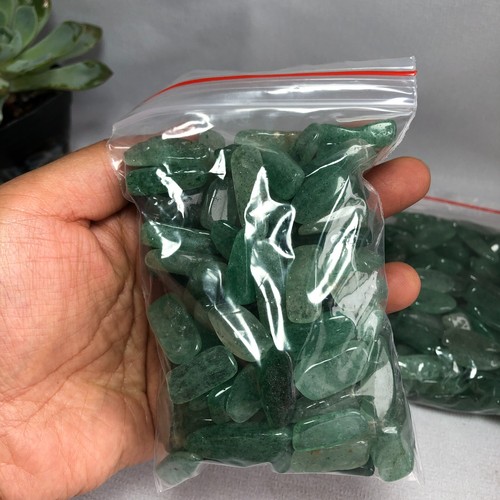 204g Natural green Strawberry Quartz crystal gravel fish tank decoration g8097 - Picture 19 of 22