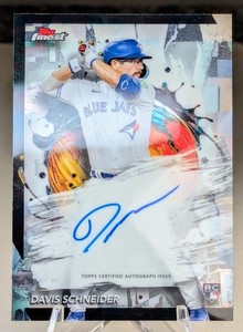 2024 Topps Finest Autographs Davis Schneider #FA-DS Refractor (AU, RC) NM