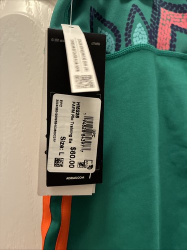 Legging de entrenamiento Adidas Farm Rio para dama talla grande - Imagen 7 de 7