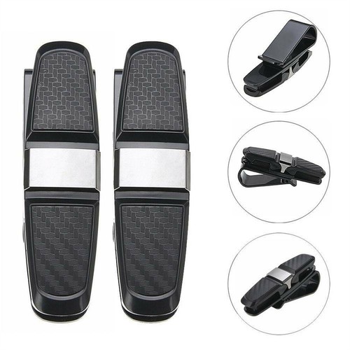 Brand New Car Sunglasses Clip Holder Card Ticket Holder Exterior Black - Bild 7 von 8