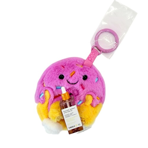 Ulta Mini Marken Pops Plüsch Schlüsselanhänger Donut mit Truly After Shave Öl Beauty Spielzeug - Bild 3 von 6