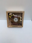 Namesakes Kids Handcrafted Wooden Quartz Alarm Clock New Boxed