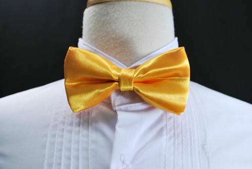 Satin Double Layers Bow Tie for Baby Toddler Boys Wedding Formal Tuxedo Suit - Picture 12 of 25