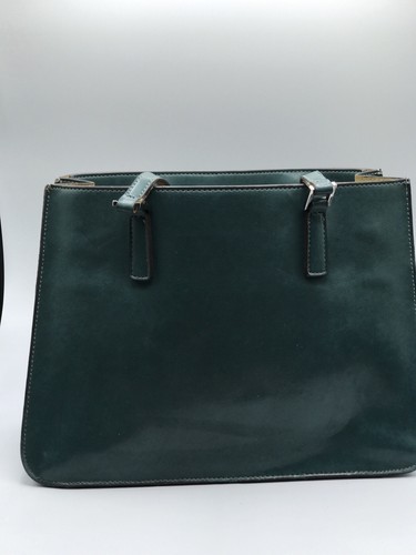 MONDANI New York Faux Leather Handbag Tote Zip Top Teal Blue - Picture 6 of 11