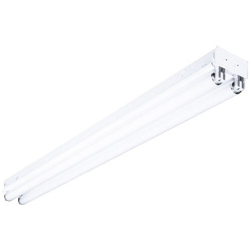 NEW Columbia Lighting 4 Foot 2-Bulb Fluorescent 54W T5 HO Strip Light Fixture 4' - Picture 1 of 2