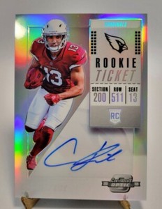 2018 Panini Contenders Optic Ticket RPS Christian Kirk #119 Rookie Auto RC