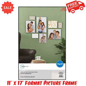 11-034-x-17-034-Format-Picture-Frame-Black-Home-Decor-Durable-Polystyrene-Plastic