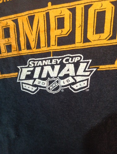 Pittsburgh Penguins 2016 NHL Stanley Cup T-Shirt Mens Large Champion Roster List - Picture 12 of 14