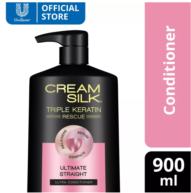 Cream Silk Triple Keratin Rescue Ultimate Straight Ultra