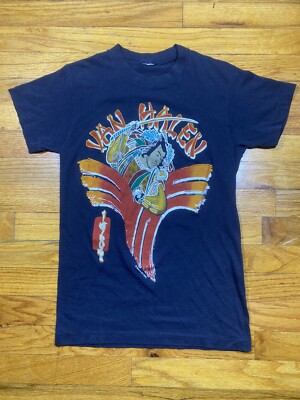 van halen ヴァンハレンtシャツL Japan. made in USA Amazon | Van Halen T Shirt 84 Tour Band Logo 新しい 公式