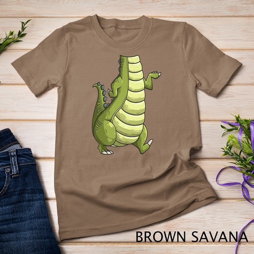 Cool Headless Crocodile Halloween Costume Funny Lazy Gift Unisex T-shirt - Picture 2 of 15