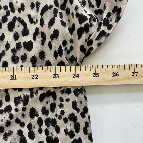 Camisa Jules & Leopold Mujer XLarge Estampado Leopardo Manga Corta Calce Suelto - Imagen 6 de 7