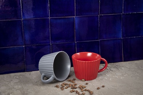 Navy blue ceramic monocolour tiles from Mexico - 90 wall tiles - Azul Brillante - Picture 9 of 12