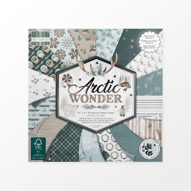 Arctic Wonder - First Edition - 6x6 Christmas Paper Pad - 48 Sheets Arctic Wonder - First Edition - 6x6 Christmas Paper Pad - 48 Sheets