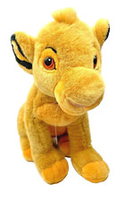Vintage Disney Store The Lion King Simba Plush Stuffed Toy 14"