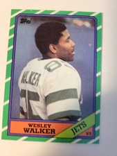 1986 Topps Wesley Walker card #99.