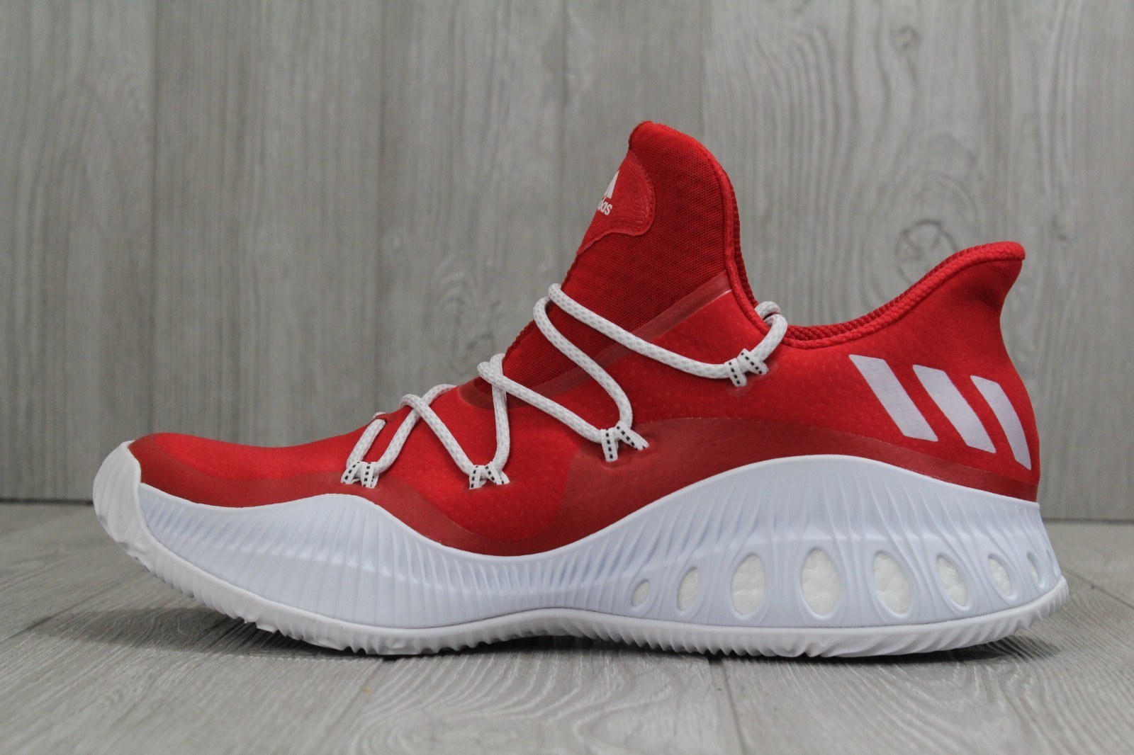 32 New Adidas Crazy Explosive Low Boost Basketball Shoes Red White BY3251 13 32 New Adidas Crazy Explosive Low Boost Basketball Shoes Red White BY3251 13