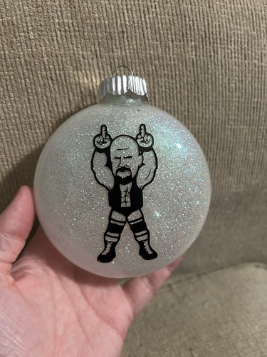 Handmade "Wrestling, undertaker, Steve Austin" Christmas Ornament! - Bild 5 von 13