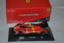 Burago 1/43 Scale 18-36312 - Ferrari 499P #51 24H Le Mans 2023 - Red- Winner