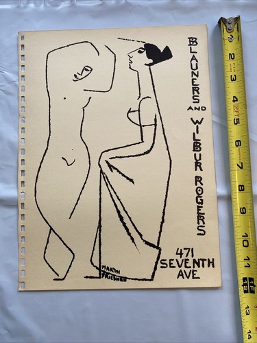 Litografía original Martin Friedman - 1952 artistas equidad improvisación - Imagen 2 de 5