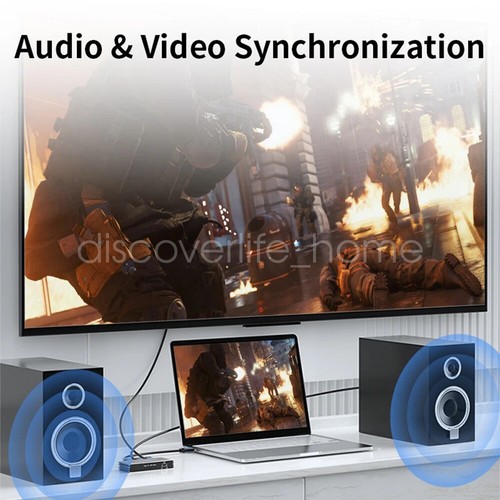 8K 60Hz HDMI Splitter 1 in 2 Ausgang 4K 120Hz HDMI 2.1 Splitter EDID Duplikator 3D - Bild 10 von 26