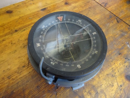 RAF FLUGZEUGE Typ P10 KOMPASS Cockpit Navigation 1952 alles original