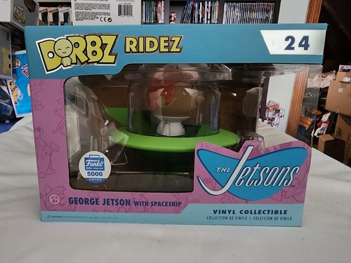 Funko Shop Exklusiv LE 5000 George Jetson mit Raumschiff #24 Funko Dorbz Ridez