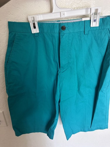 Brooks Brothers Youth Boy's Green Cotton Chino Shorts! Size 20 - Picture 1 of 11